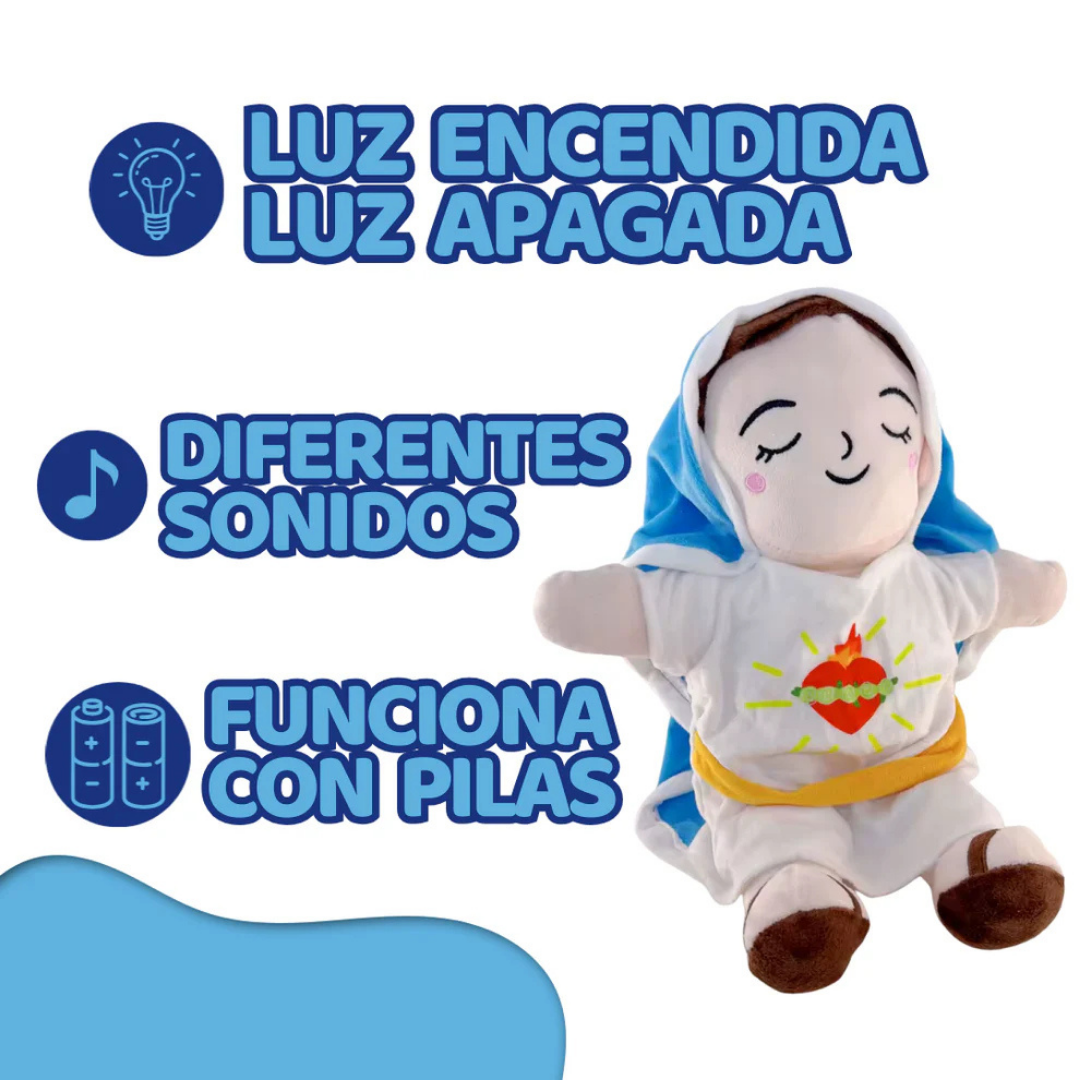 Peluche que Respira Virgen María